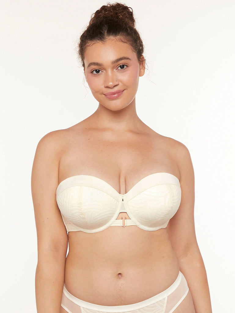 Strapless Multiway Push-Up Lace Bra