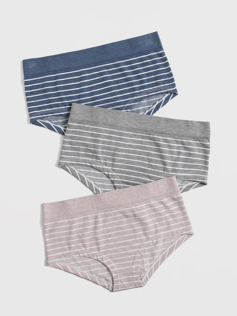 3-Pack Mid Rise Briefs