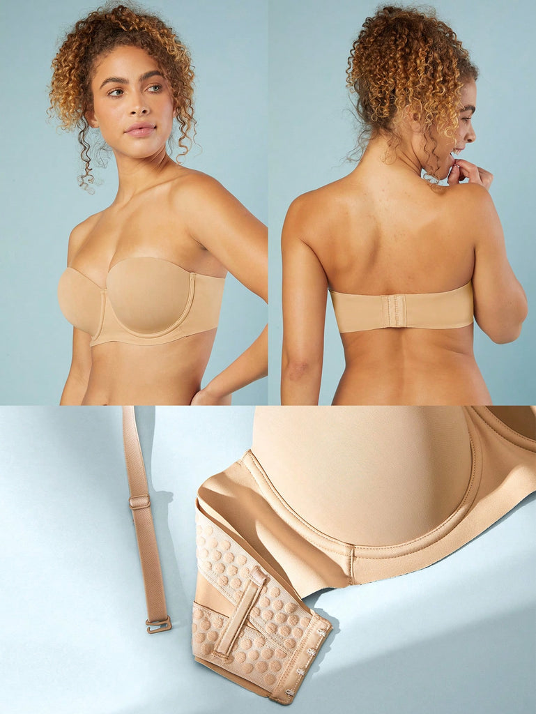 Dream Curve Support+ Strapless Push-Up Bra