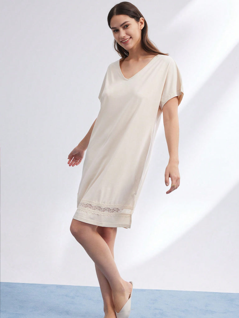 Modal Lace Nightgown